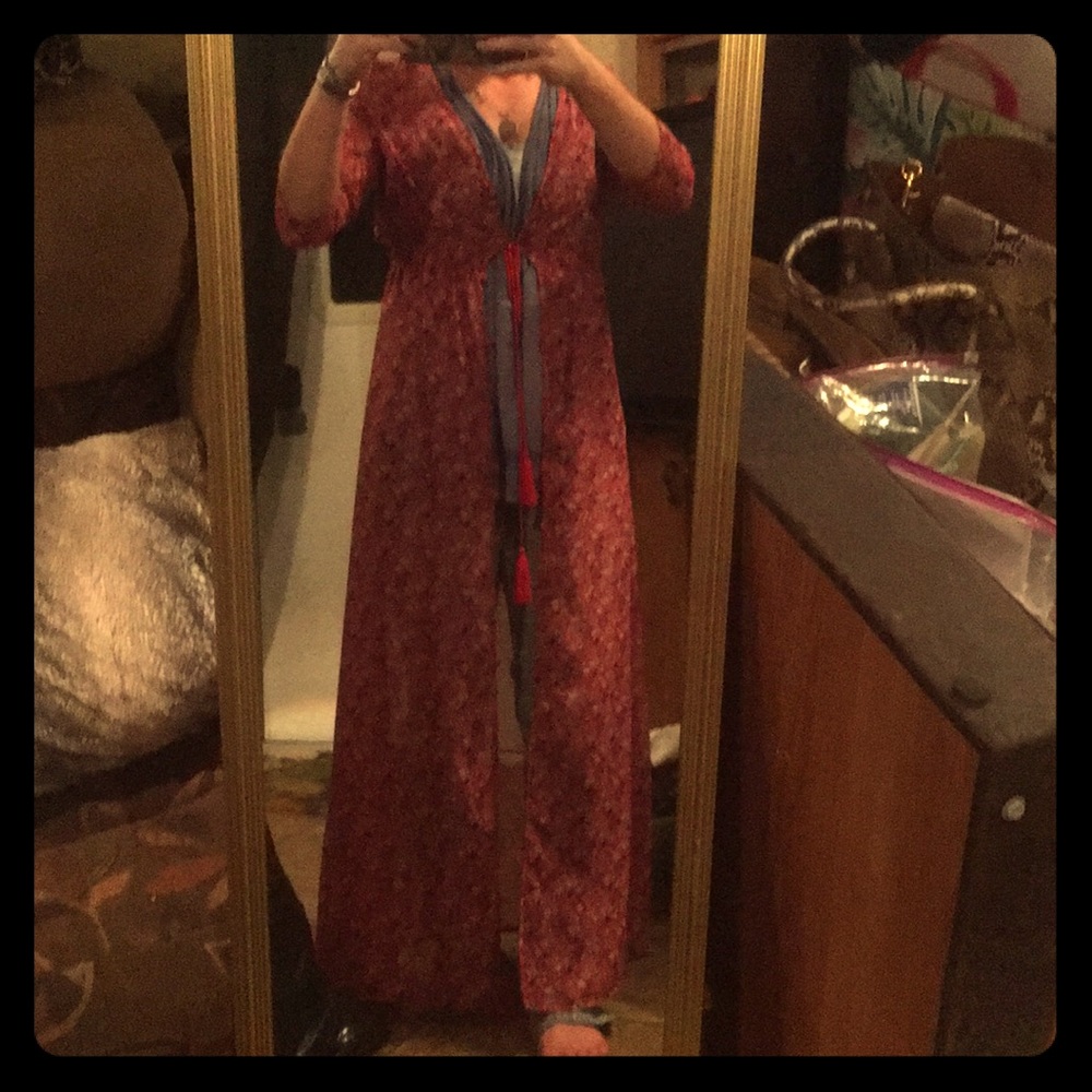 Boho duster free size super cute hippy